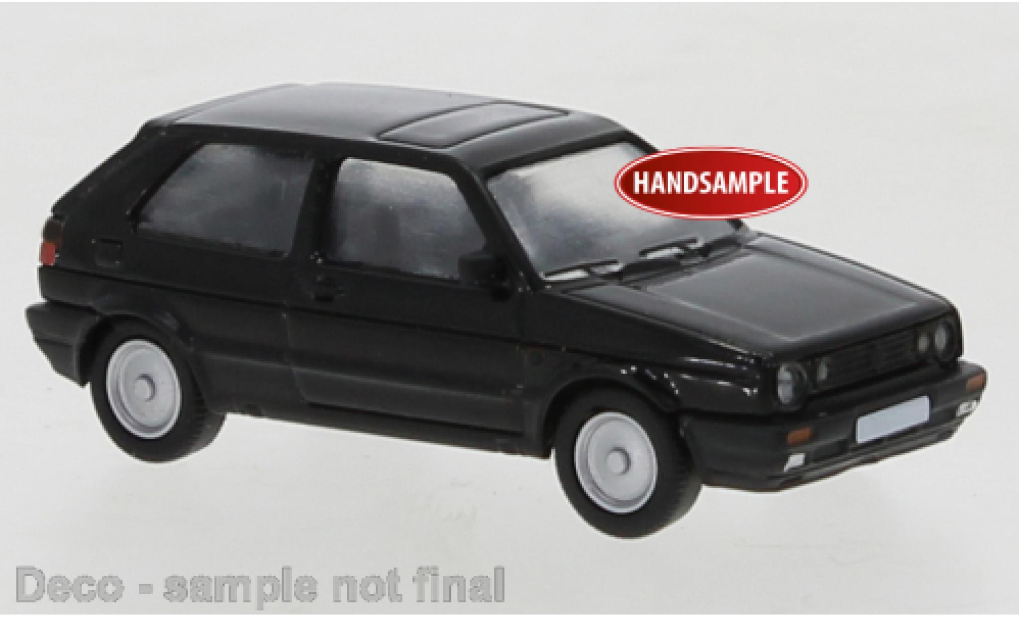 Volkswagen Golf 1/87 PCX87 II GTI metallic zwart 1990 modelauto