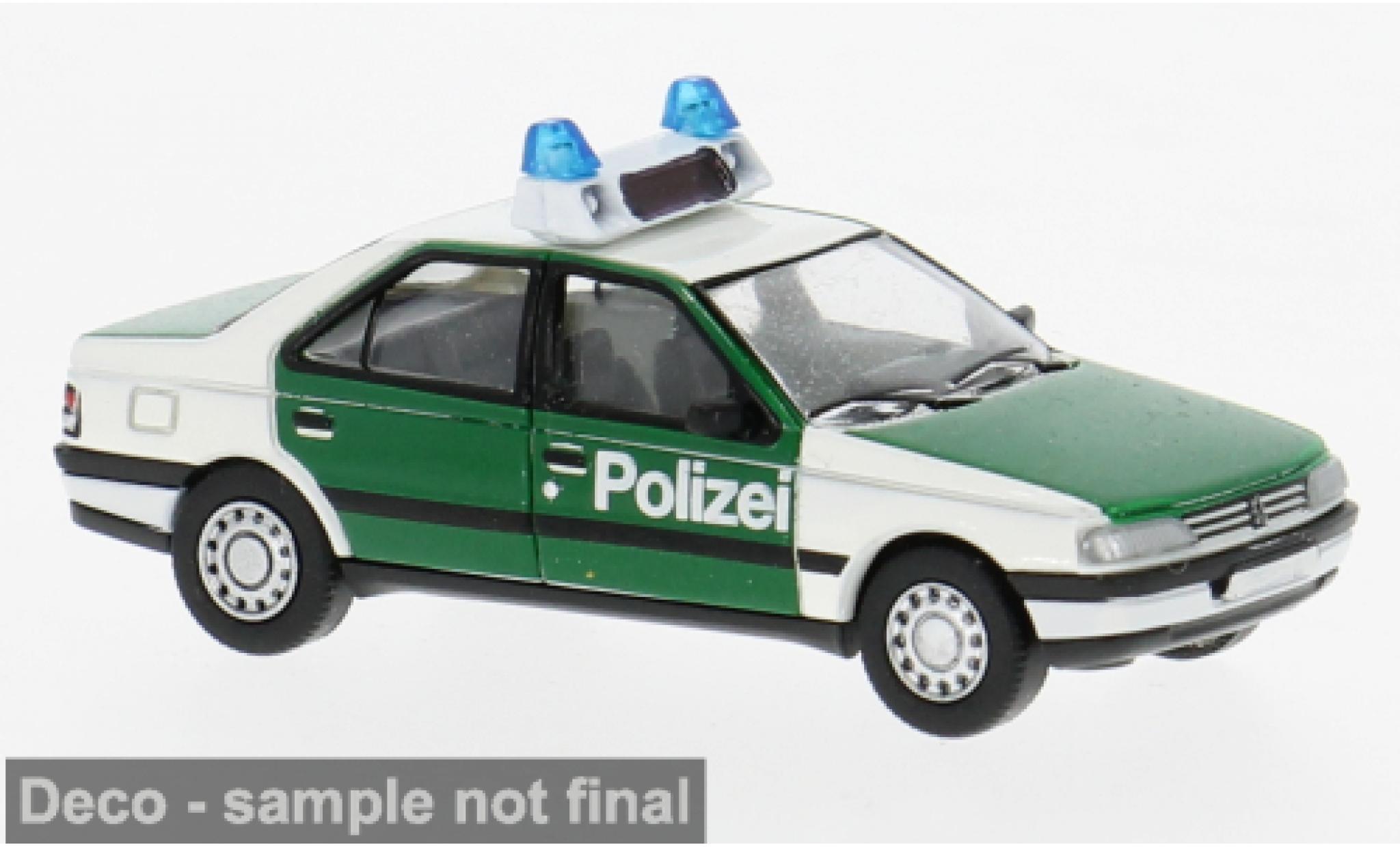 Peugeot 405 1/87 PCX87 1987 Politie Saarland 1:87 modelauto