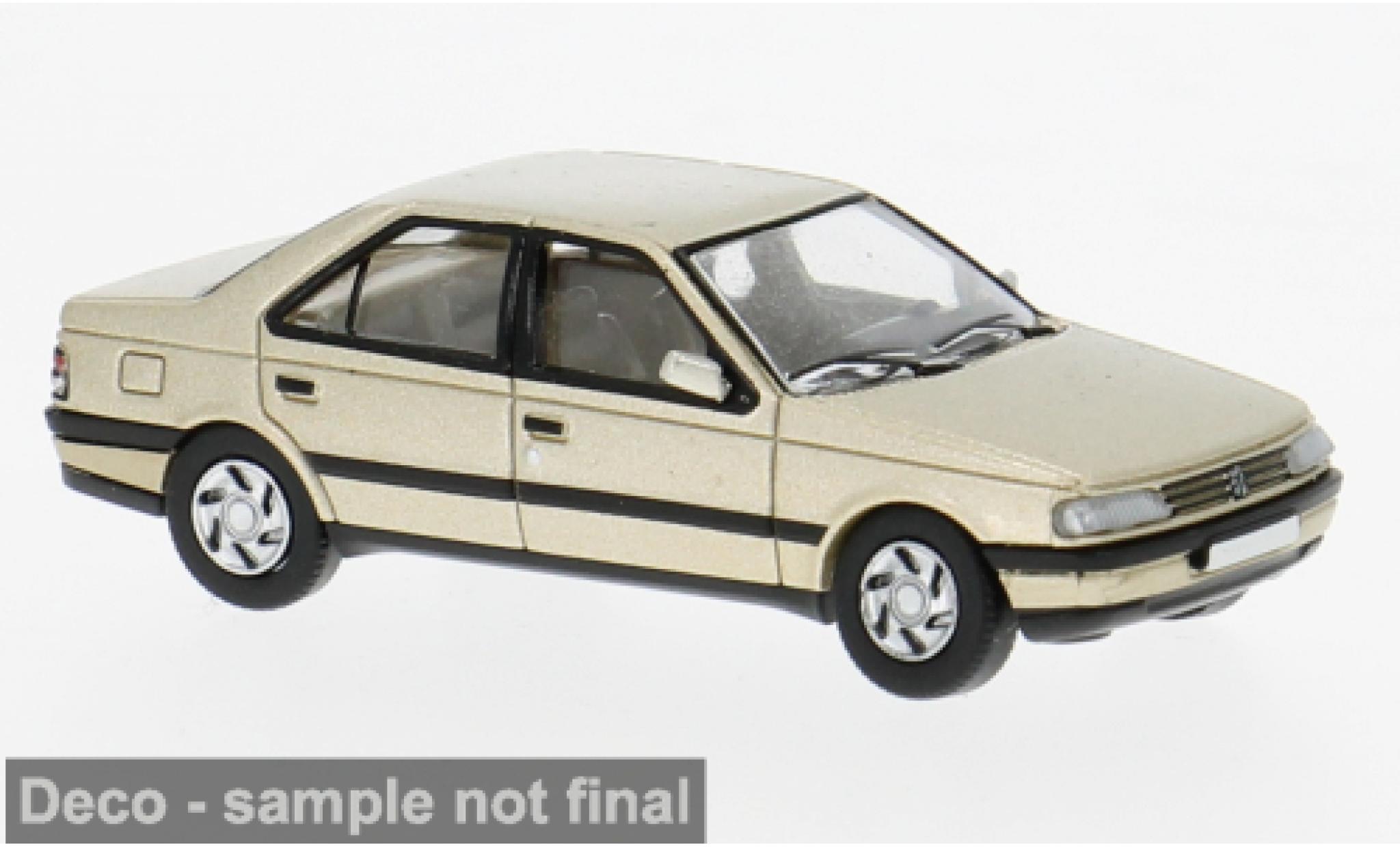 Peugeot 405 1/87 PCX87 beige 1987 1:87 modelauto