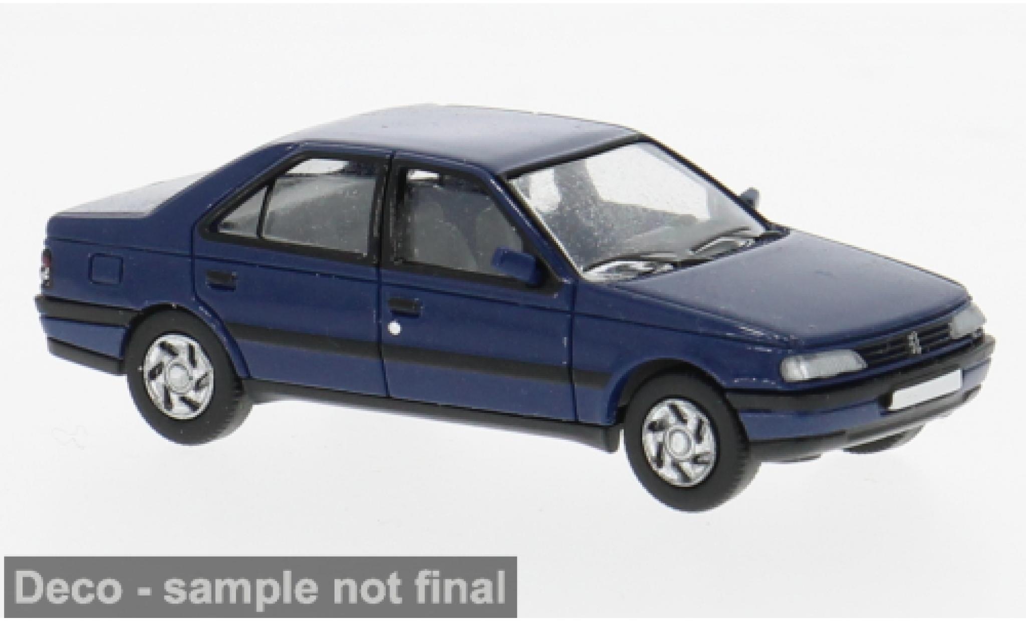 Peugeot 405 1/87 PCX87 blauw 1987 1:87 modelauto