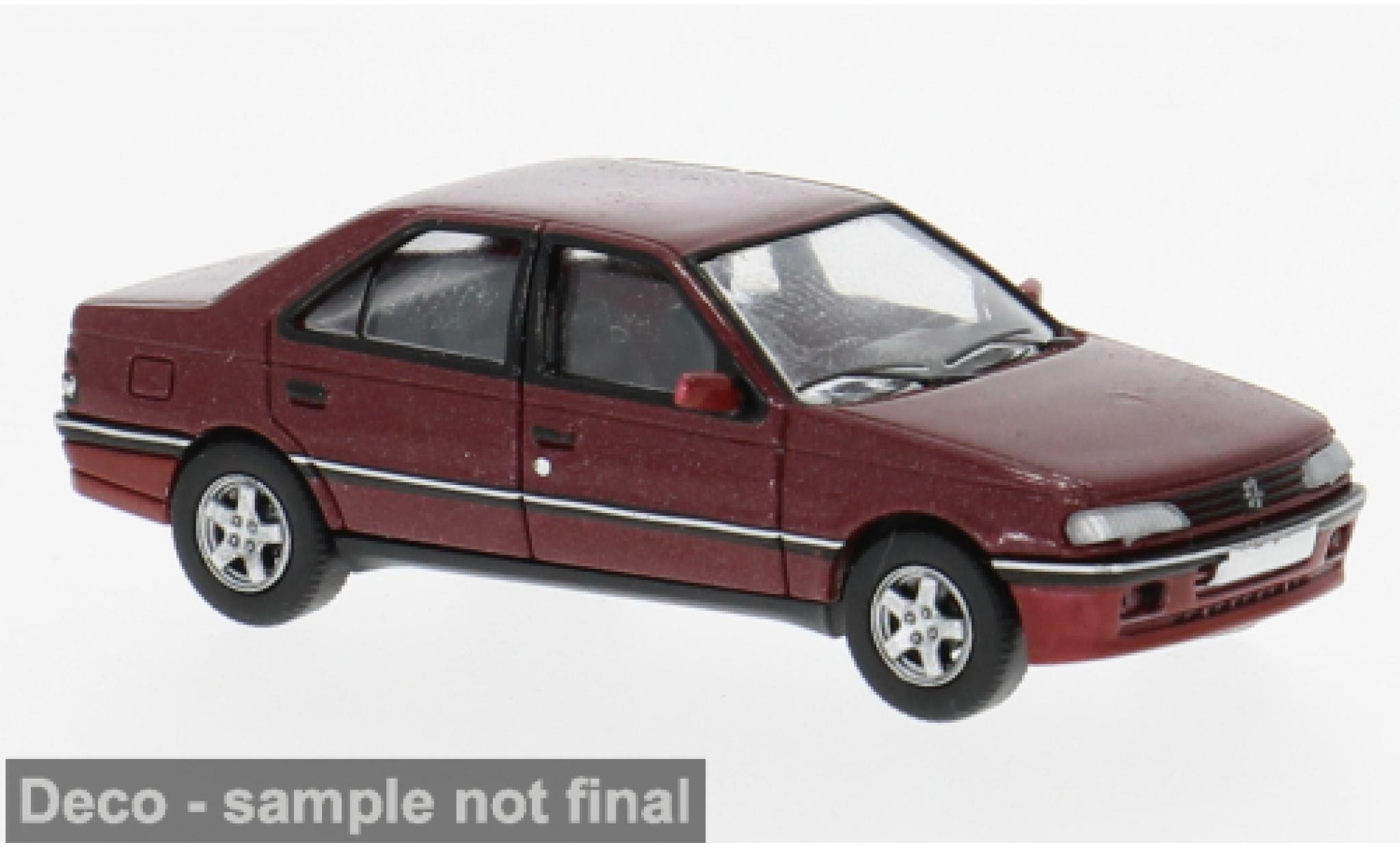 Peugeot 405 1/87 PCX87 Mi 16 rood 1987 1:87 modelauto