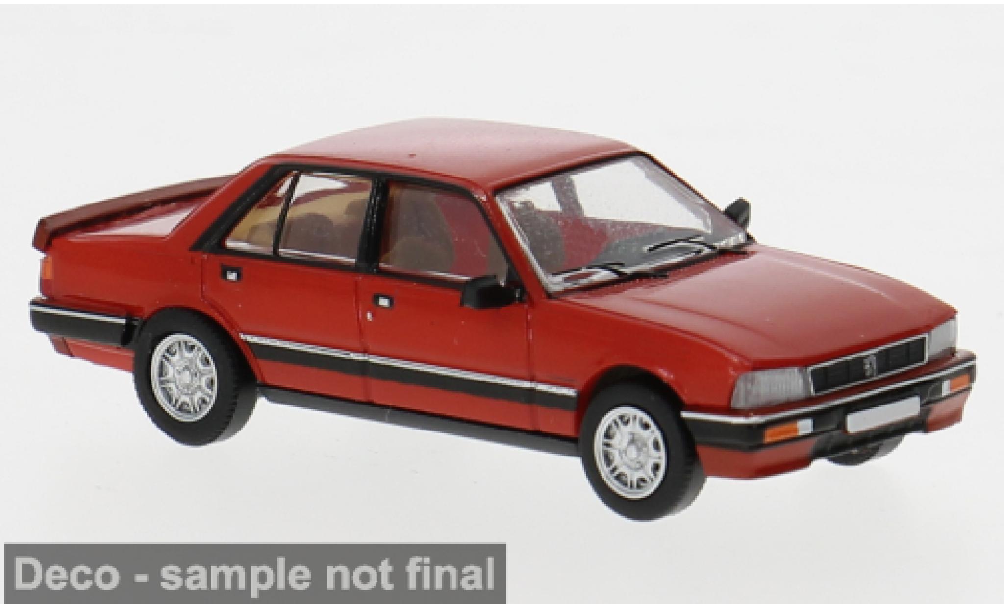 Peugeot 505 1/87 PCX87 GTI rood 1985 1:87 modelauto