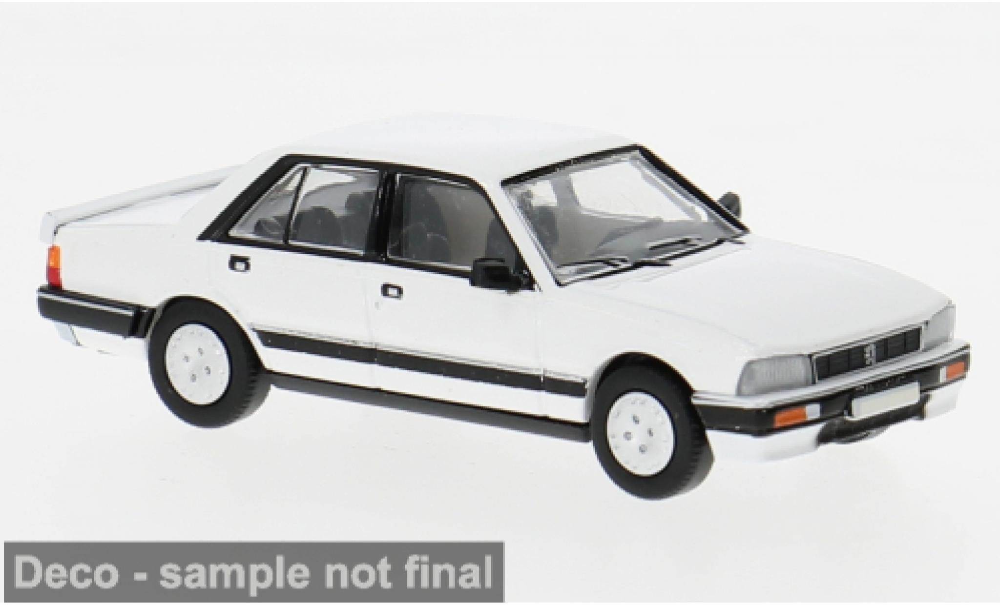 Peugeot 505 1/87 PCX87 wit 1985 1:87 modelauto