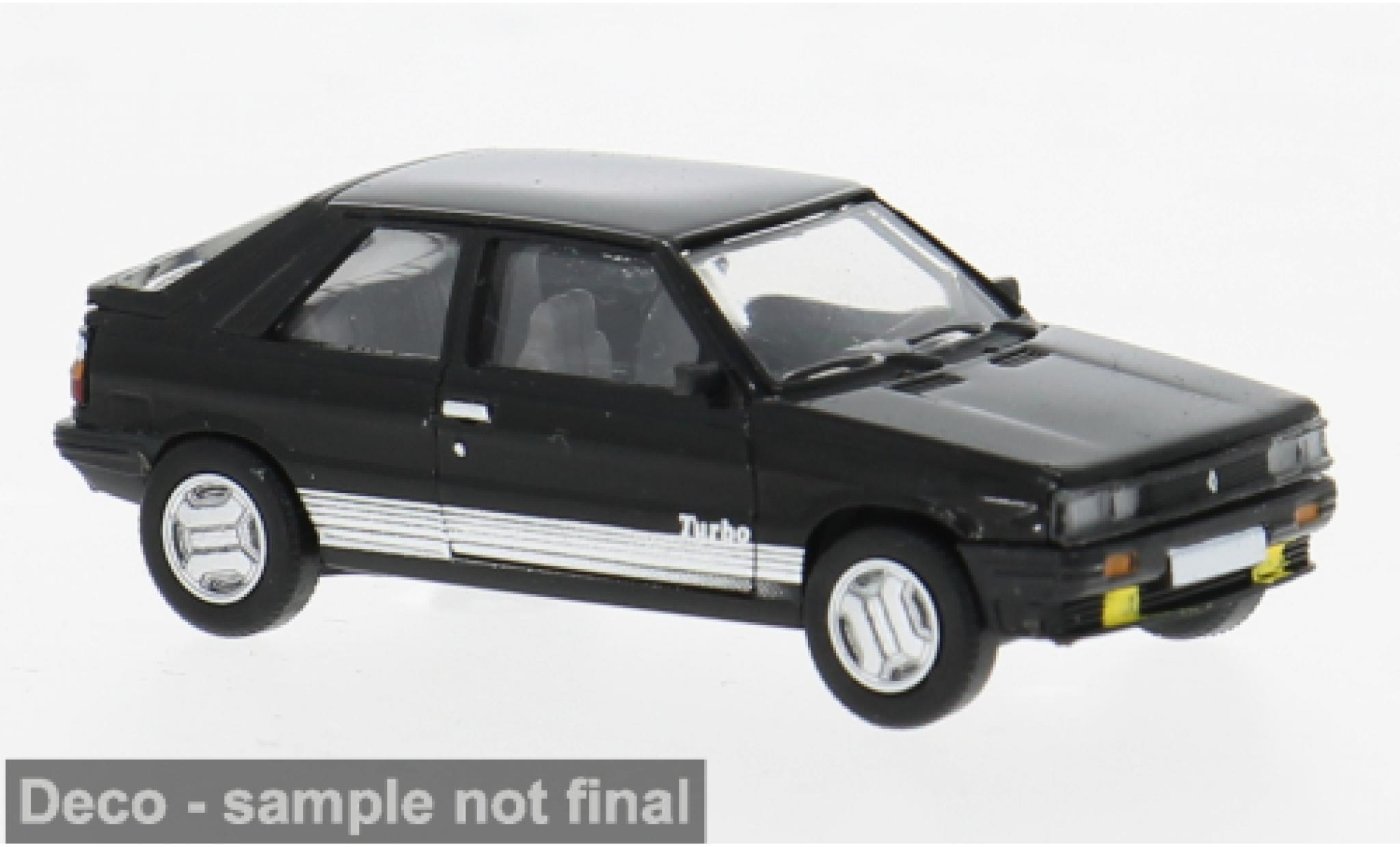 Renault 11 1/87 PCX87 Turbo zwart 1985 1:87 modelauto