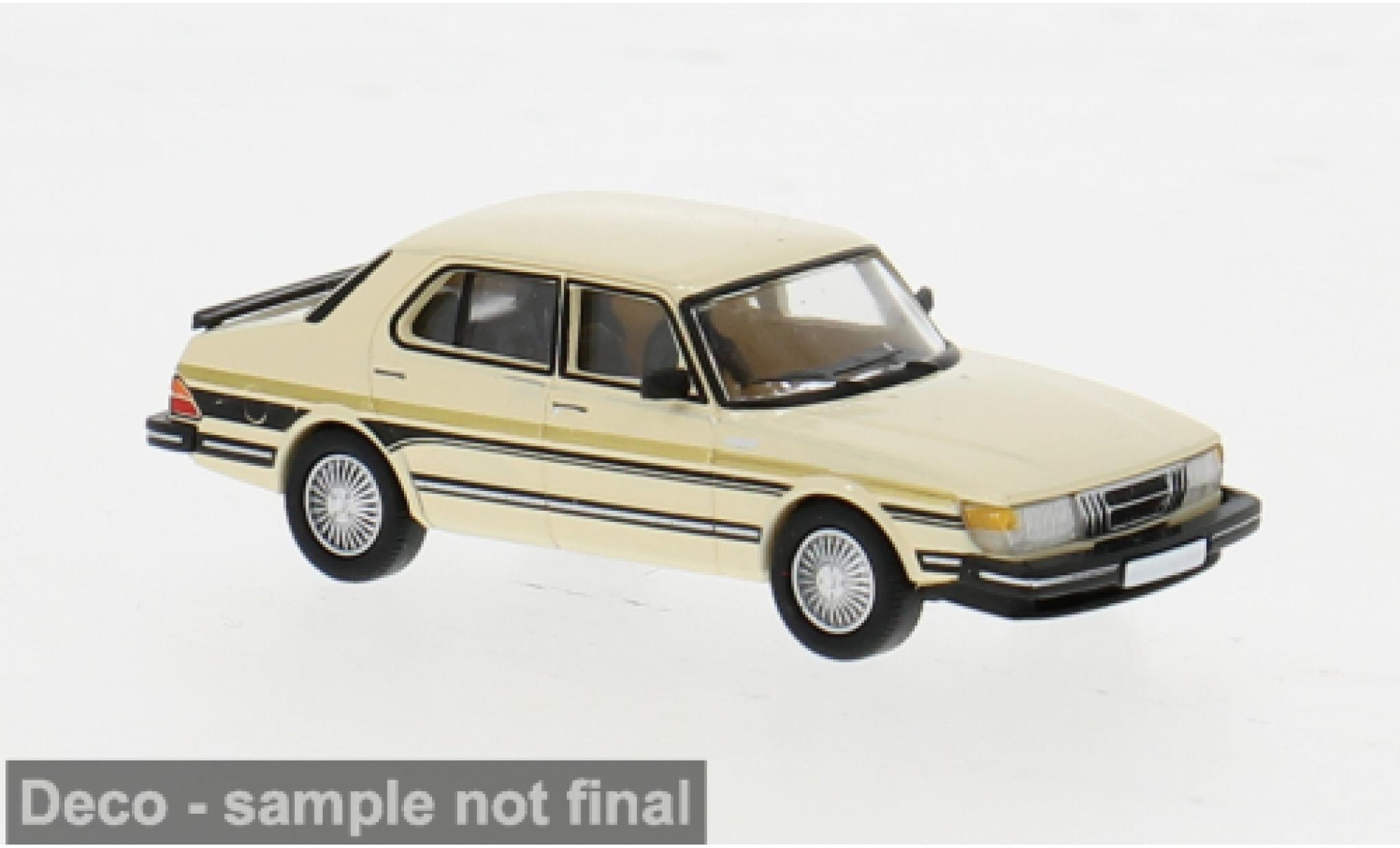Saab 900 1/87 PCX87 Sedan beige/Dekor 1981 1:87 modelauto