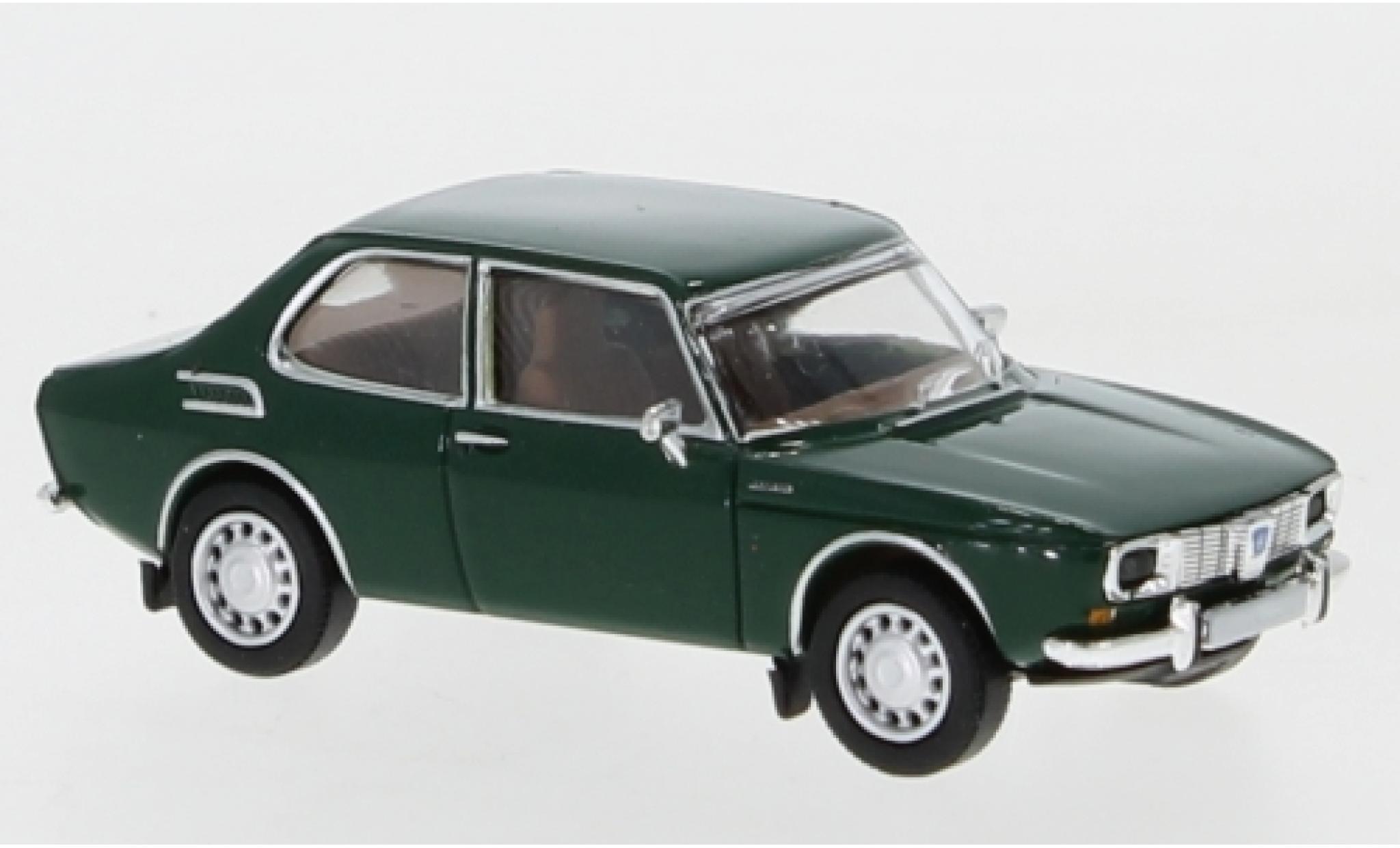 Saab 99 1/87 PCX87 groen 1970 modelauto
