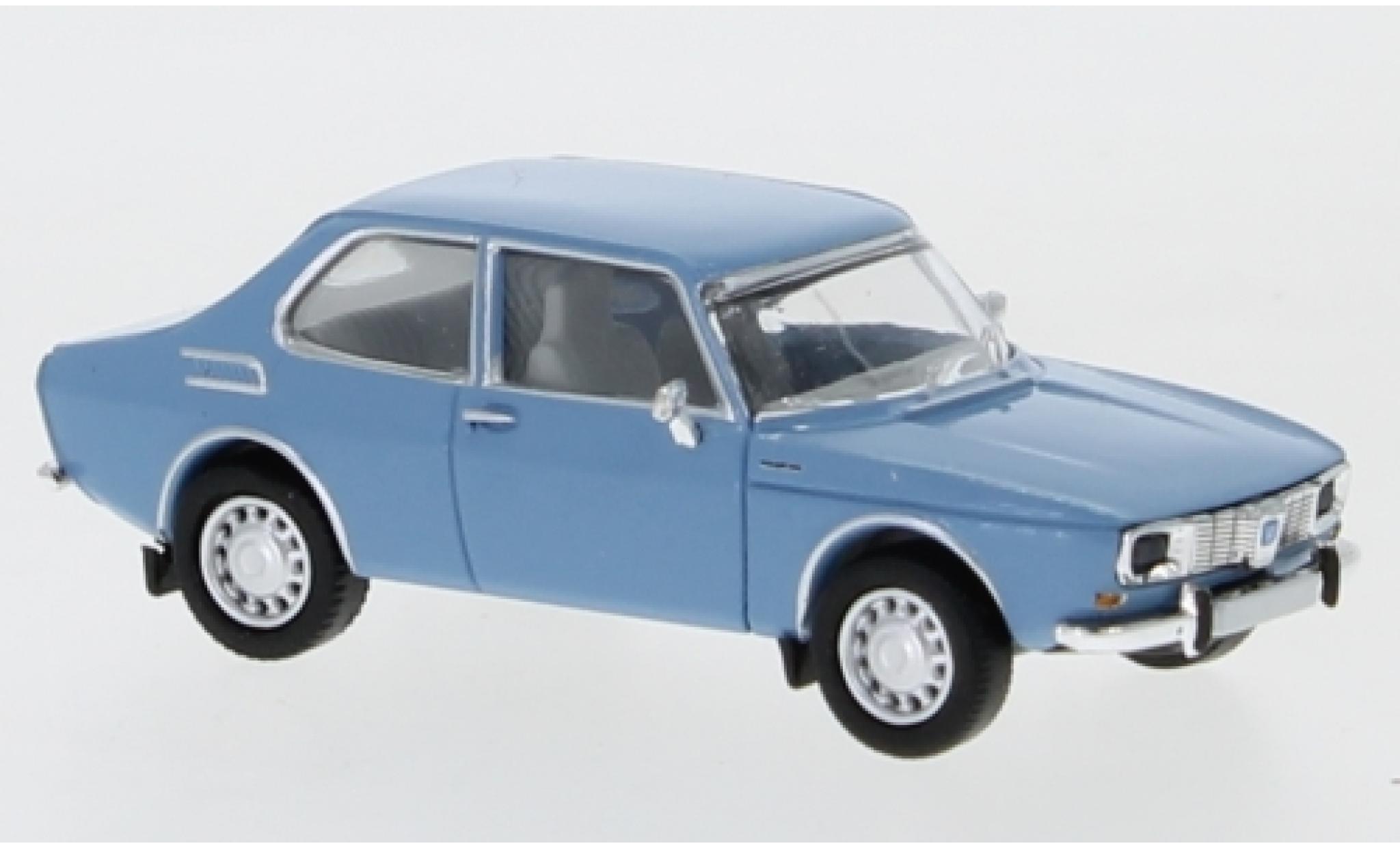 Saab 99 1/87 PCX87 blauw 1970 modelauto