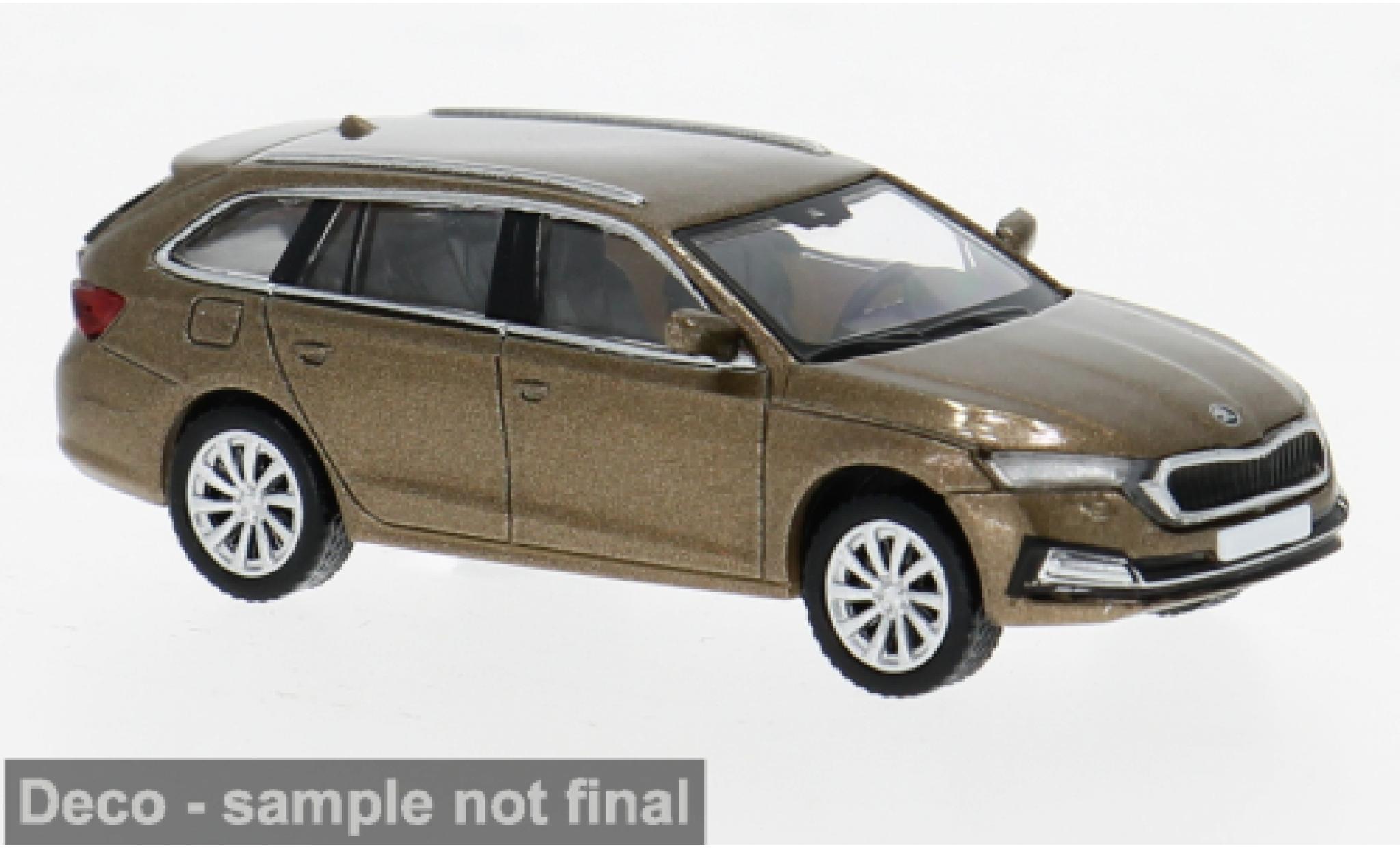 Skoda Octavia 1/87 PCX87 IV Combi bruin 2019 1:87 modelauto