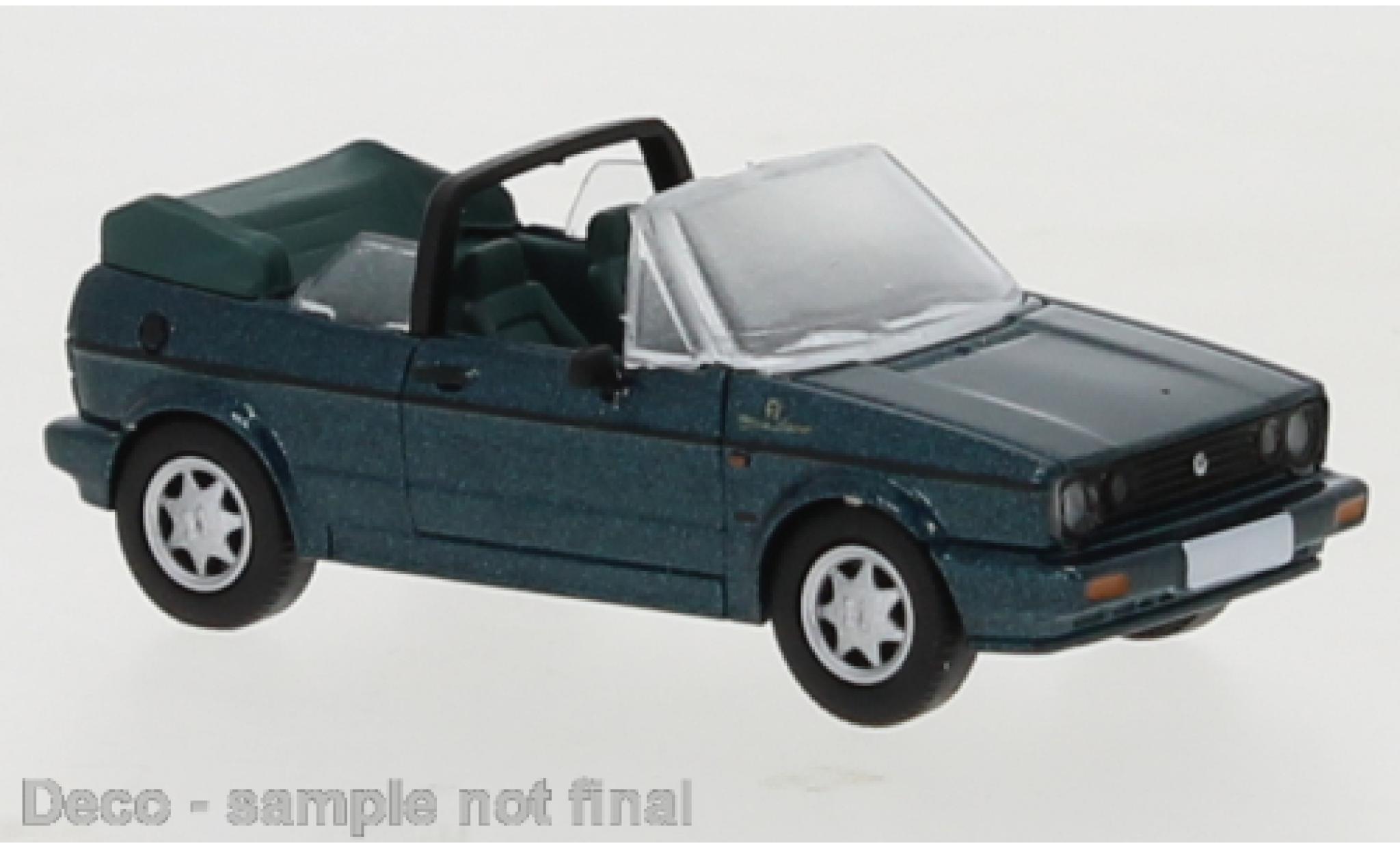 Volkswagen Golf 1/87 PCX87 I Cabriolet metallic groen 1991 Etienne Aigner modelauto