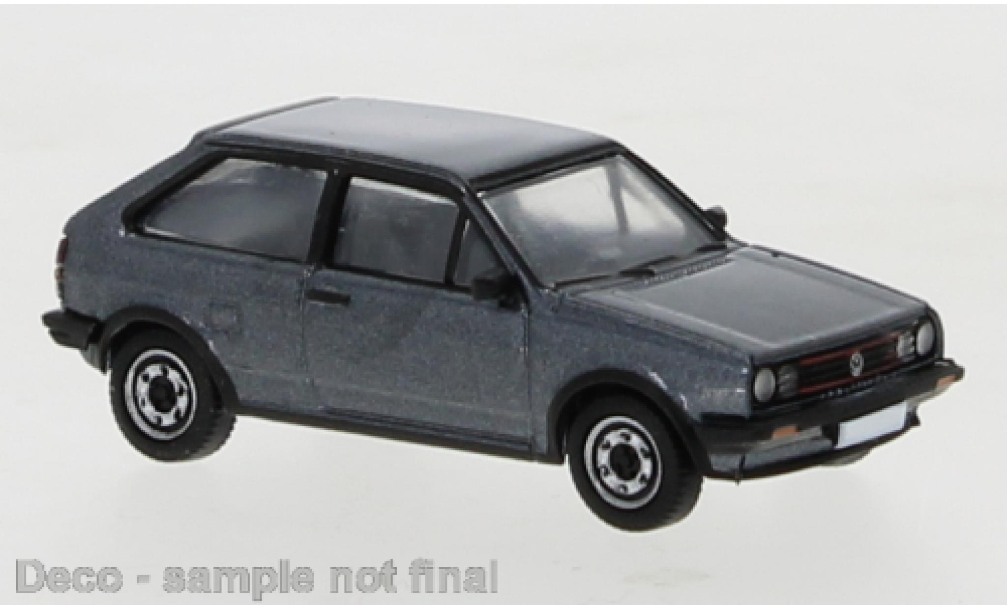 Volkswagen Polo 1/87 PCX87 II Coupe metallic grijs 1985 modelauto