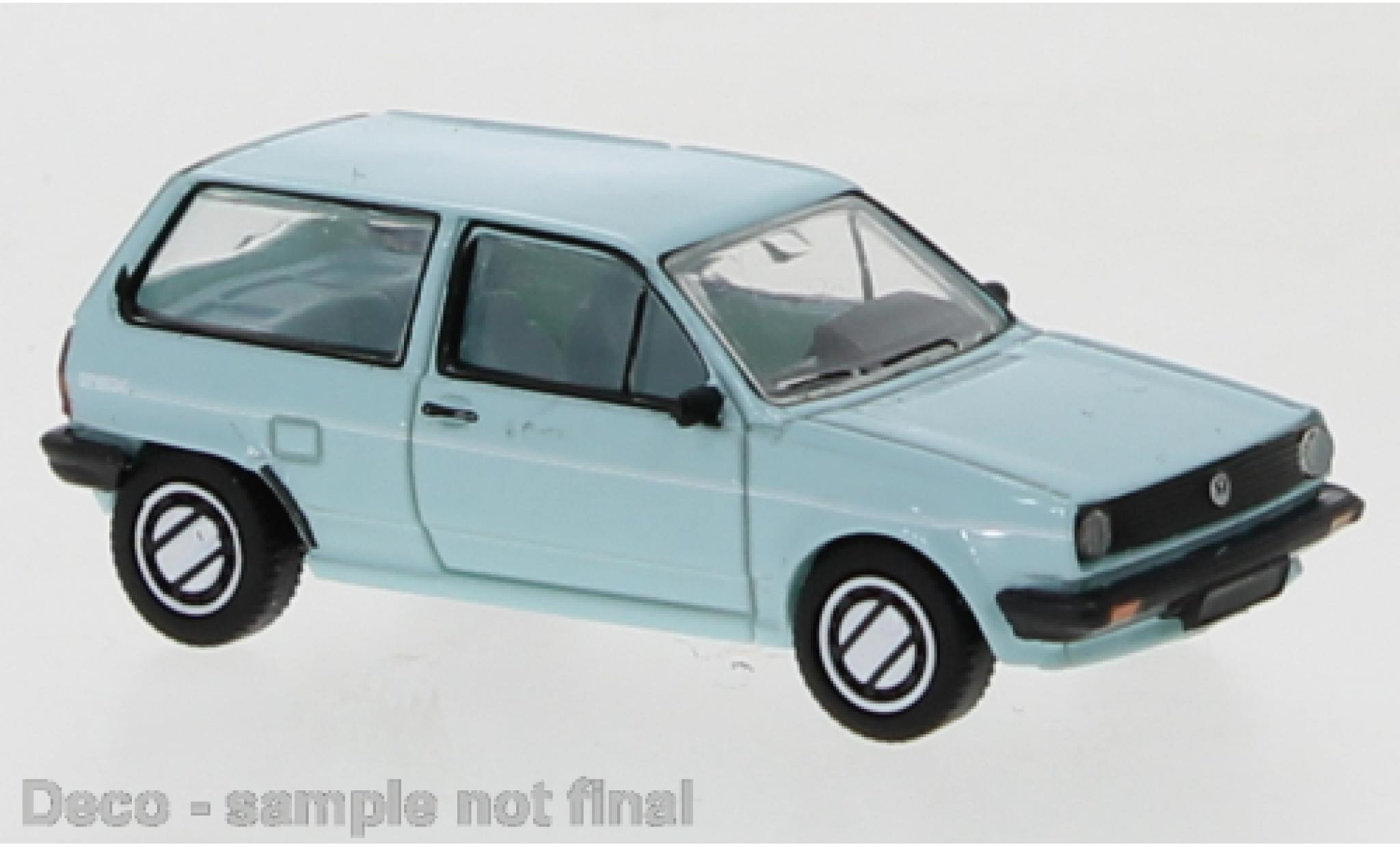 Volkswagen Polo 1/87 PCX87 II Fox t&uuml;rkis/Dekor 1985 modelauto