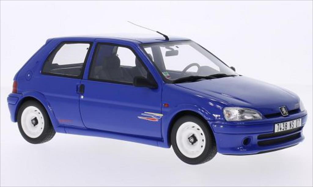 Peugeot 106 Rallye 1/18 Ottomobile Rallye Phase 2 blauw modelauto