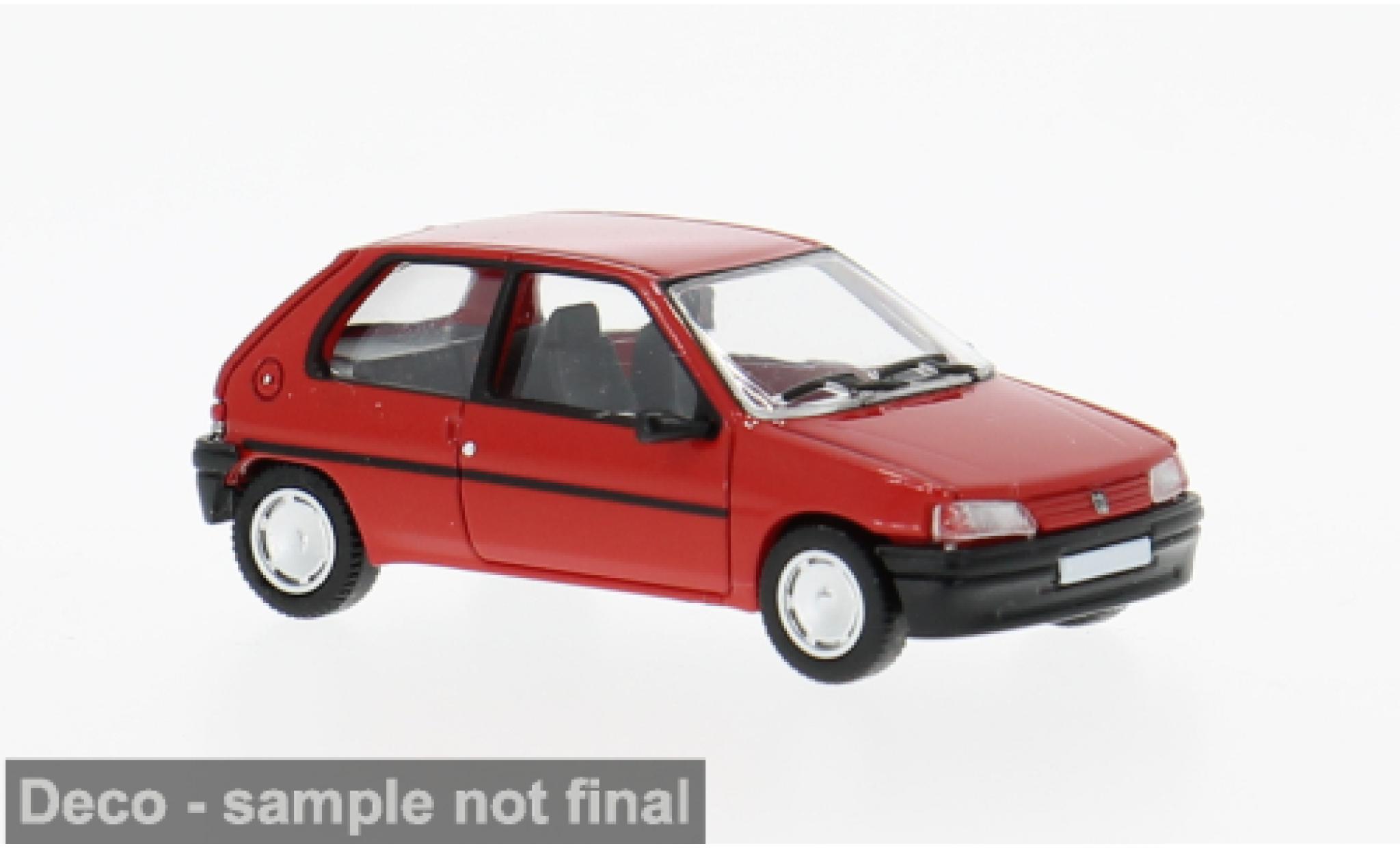 Peugeot 106 1/87 PCX87 rood 1991 1:87 modelauto