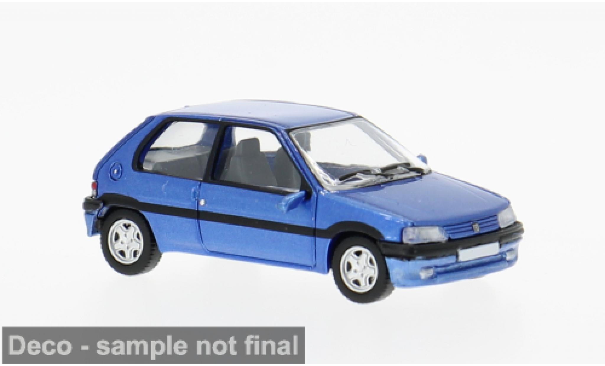Peugeot 106 1/87 PCX87 XSI blauw 1991 1:87 modelauto