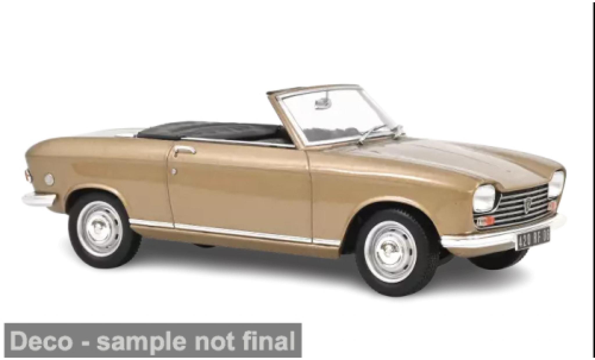 Peugeot 204 1/18 Norev Cabriolet beige 1967 1:18 modelauto