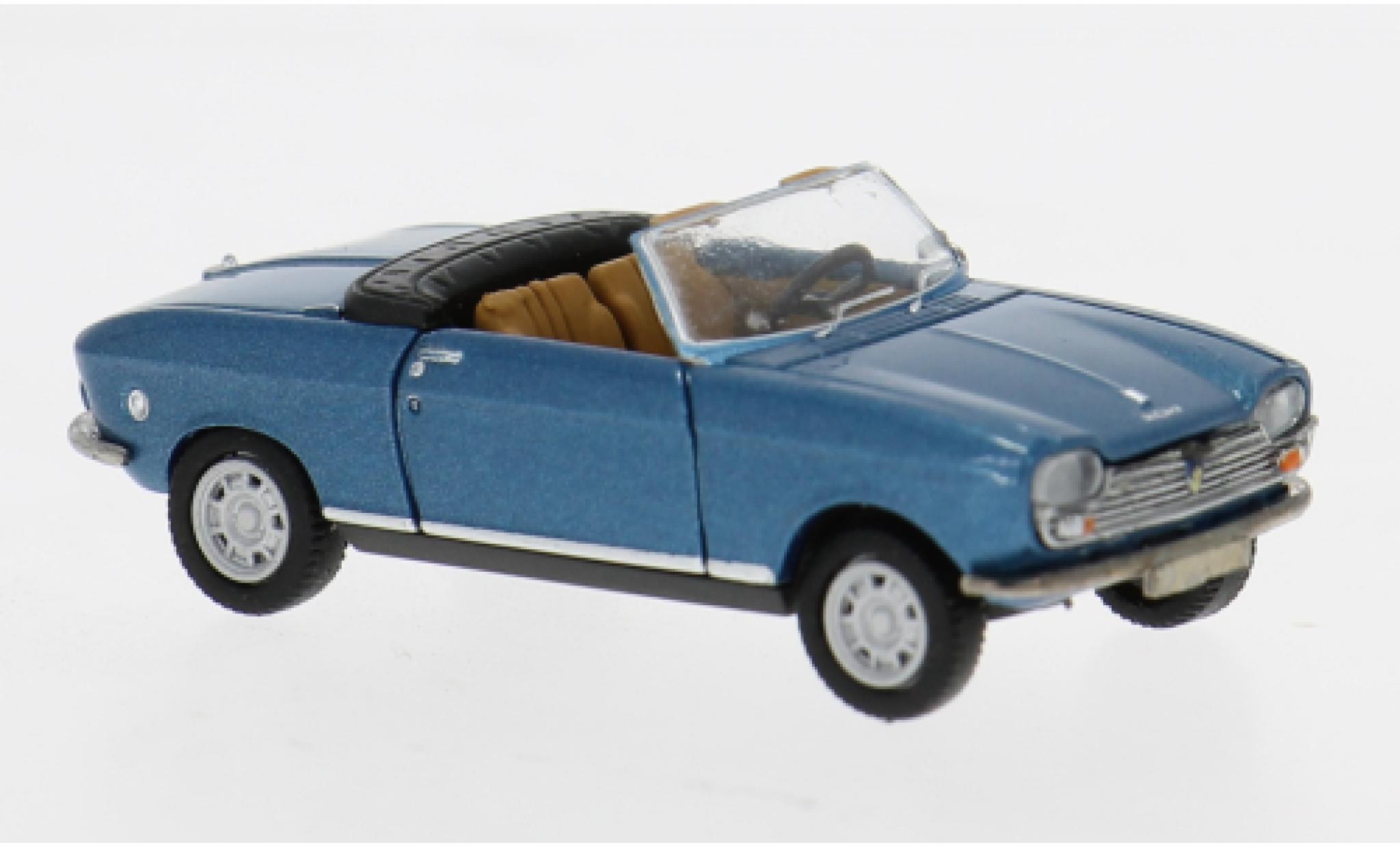 Peugeot 204 1/87 Brekina Cabriolet blauw 1967 1:87 modelauto