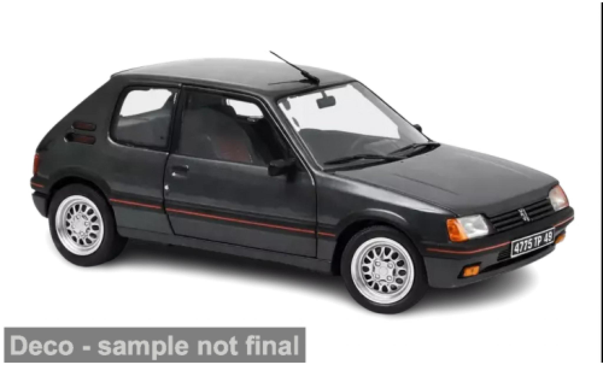 Peugeot 205 1/18 Norev GTI 1.6 anthrazit 1989 1:18 modelauto
