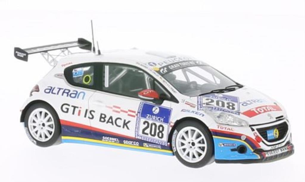 Peugeot 208 GTI 1/43 Spark GTI No. 24h Nurburgring 2013 /J.Piguet modelauto
