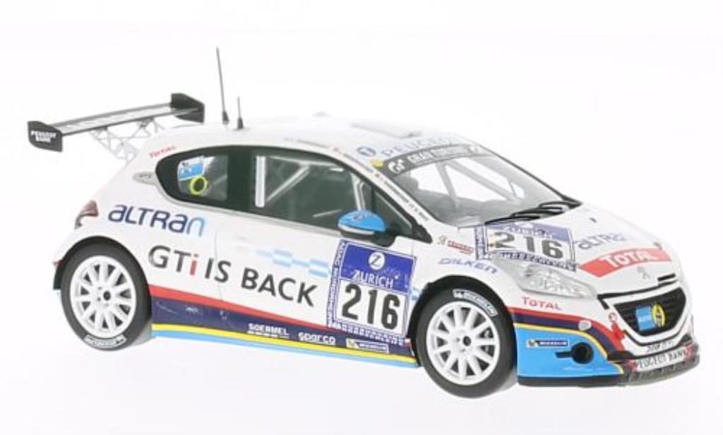 Peugeot 208 GTI 1/43 Spark GTI No.216 24h Nurburgring 2013 /G.Ricci modelauto