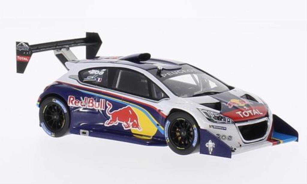 Peugeot 208 T16 1/43 Spark T16 No. Red Bull Pikes Peak 2013 modelauto