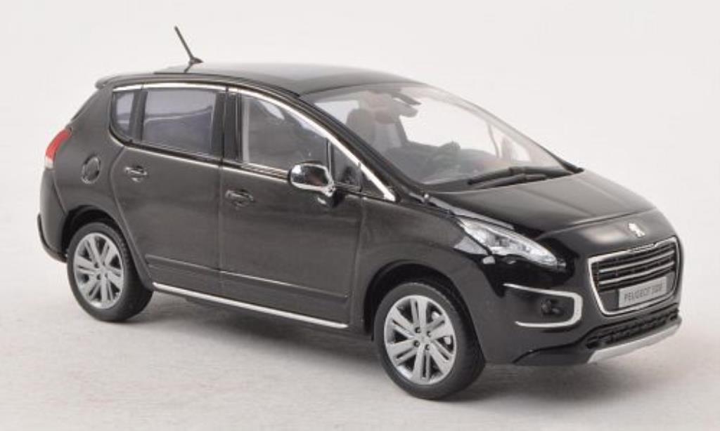 Peugeot 3008 1/43 Norev zwart 2013 modelauto