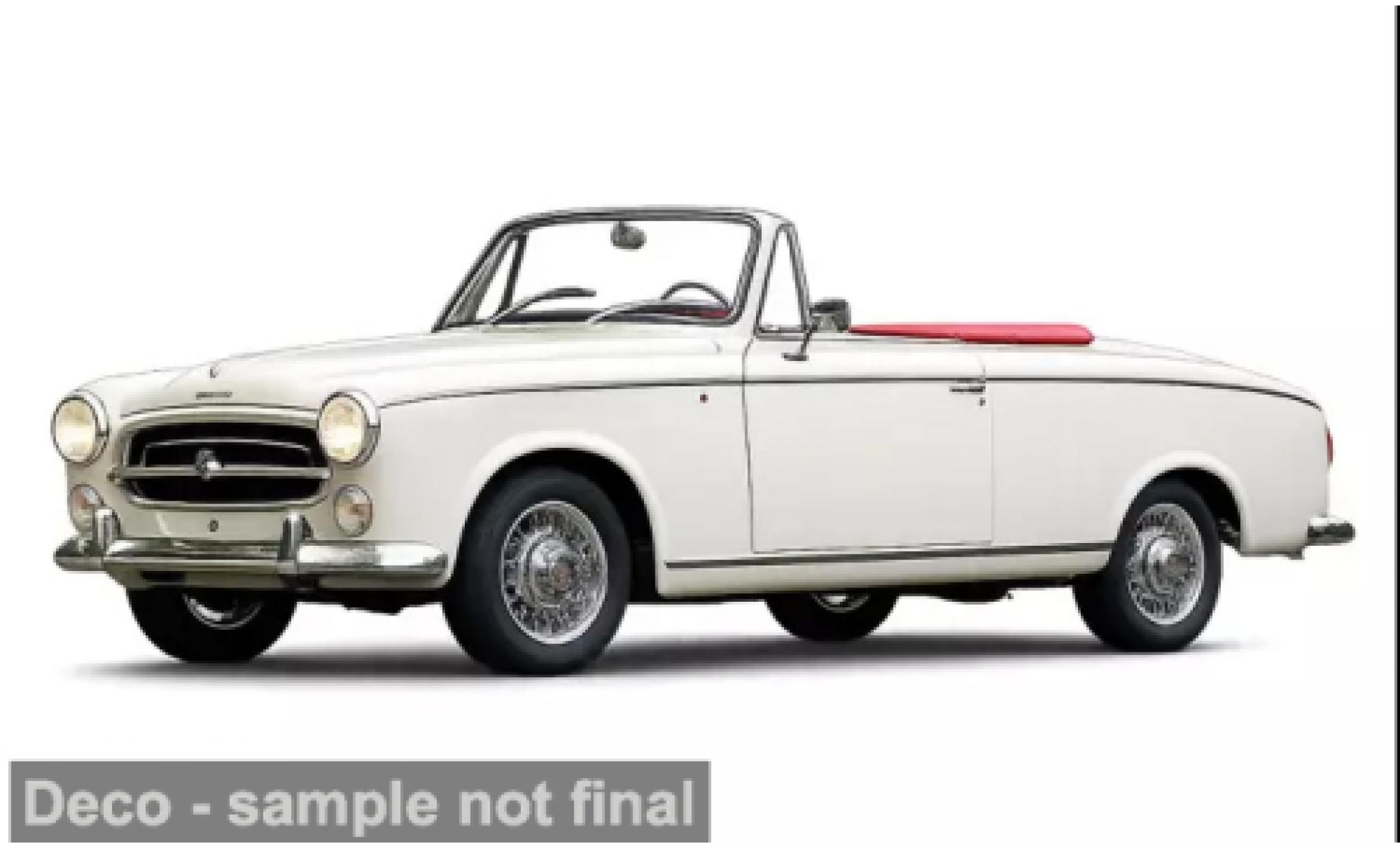 Peugeot 403 1/87 Norev wit 1957 1:87 modelauto