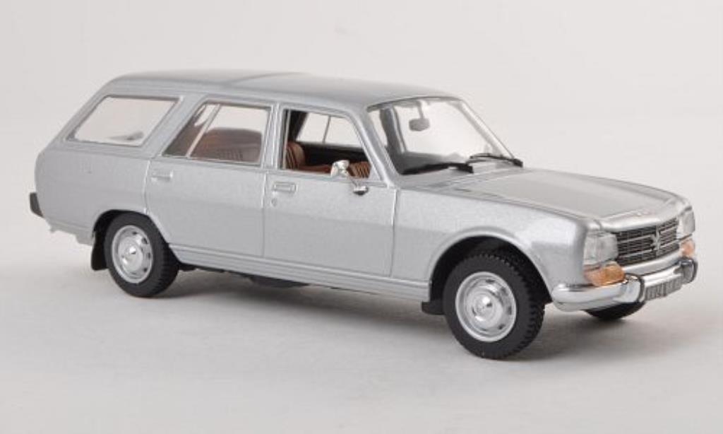 Peugeot 504 Break 1/43 Norev Stationwagen grijs 1979 modelauto