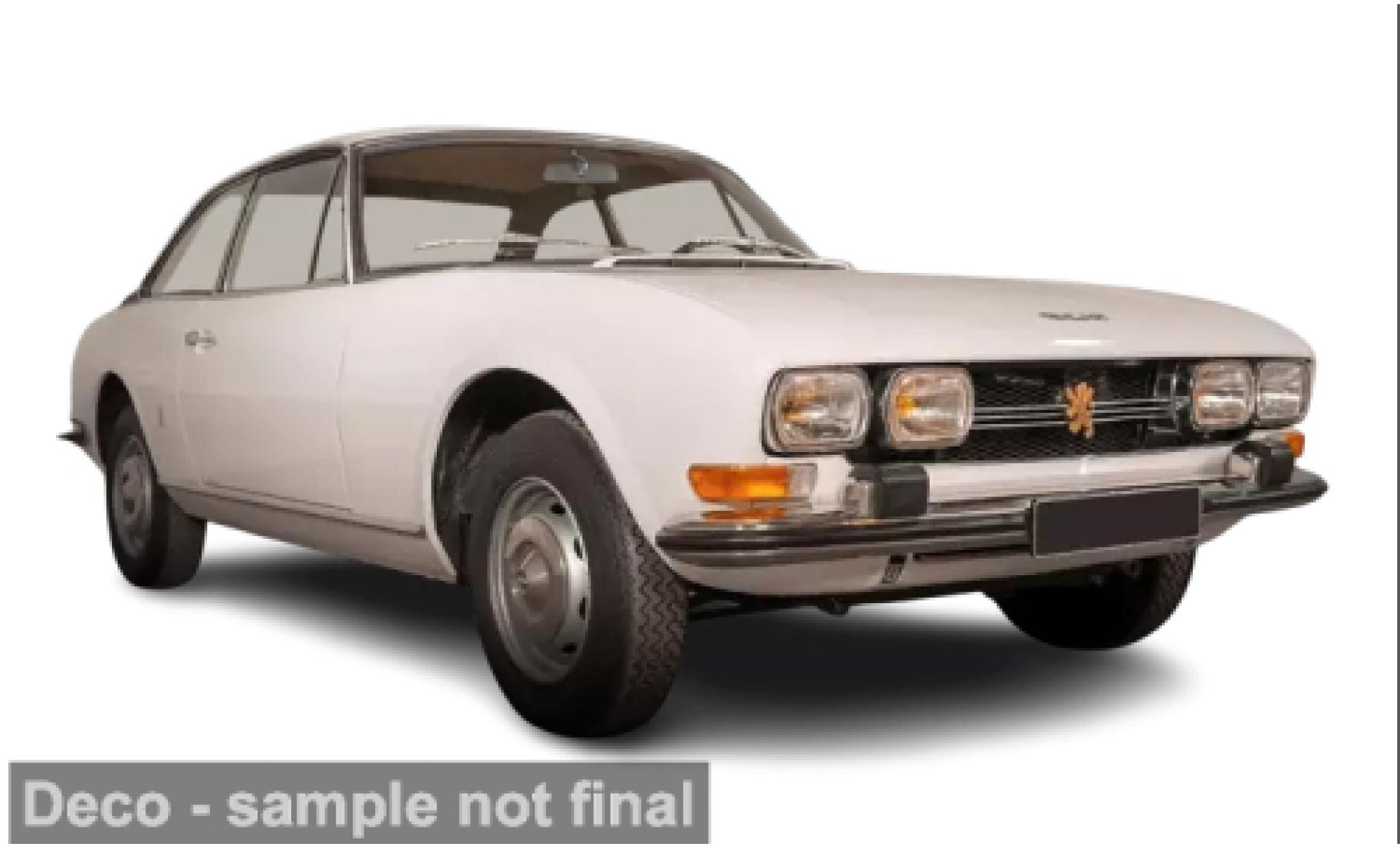 Peugeot 504 1/87 Norev Coupe wit 1971 1:87 modelauto