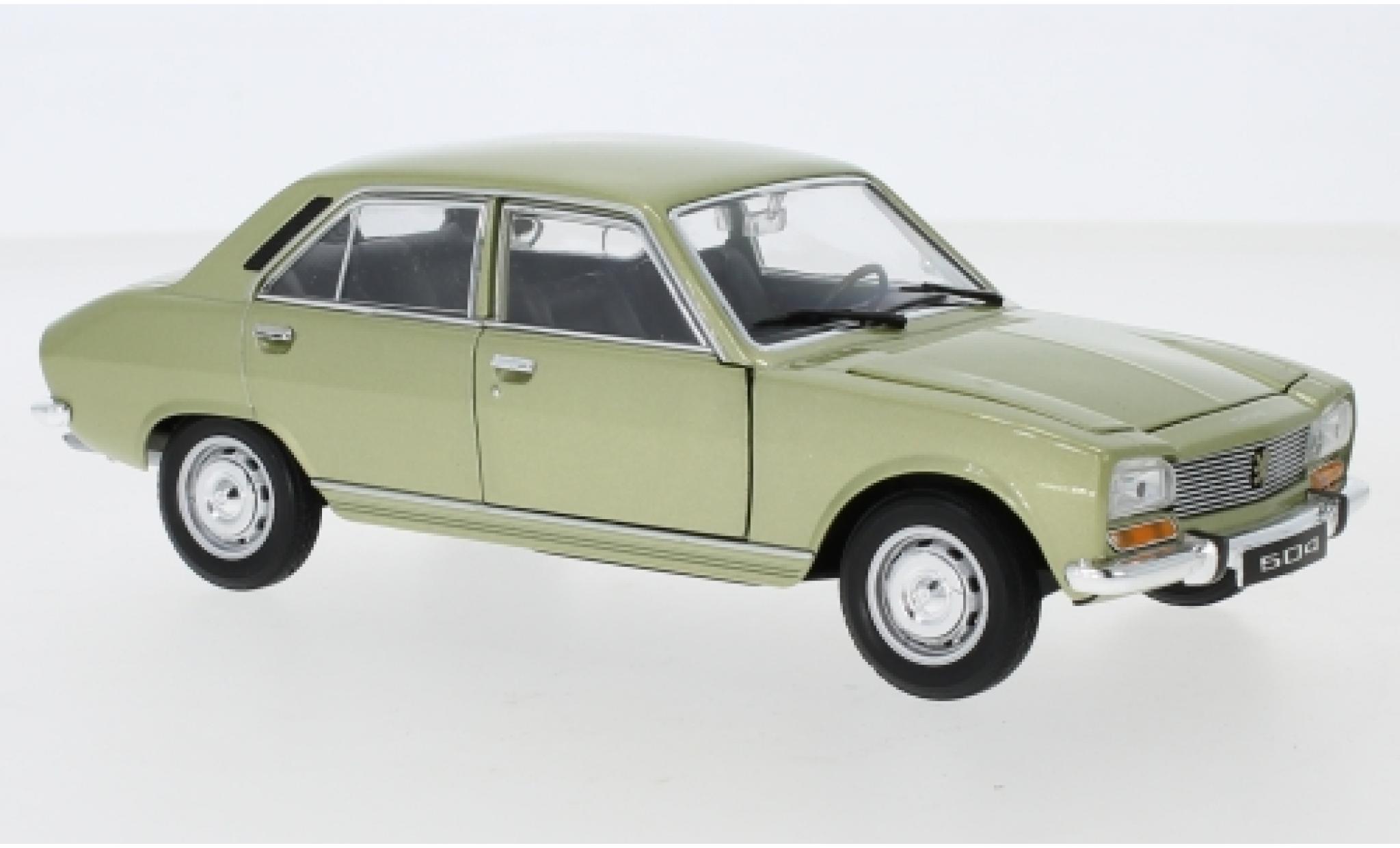 Peugeot 504 1/24 Welly groen 1:24 modelauto