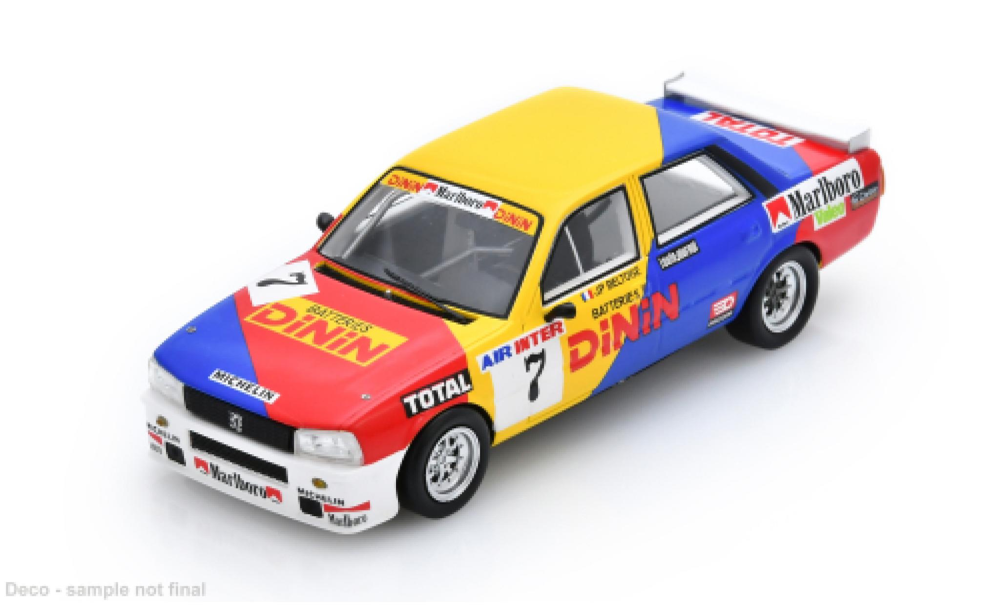 Peugeot 505 1/43 Spark 1982 #7 J-P.Beltoise 1:43 modelauto