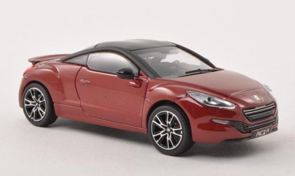 Peugeot RCZ 1/43 Norev R rood/matt-zwart 2013 modelauto