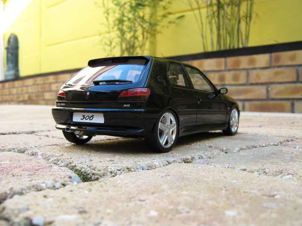 Peugeot 306 S16 zwart jantes 206 rc 1/18 Ottomobile