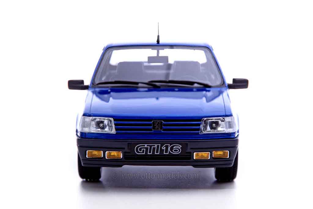 Peugeot 309 GTI 16 16s blauw miami prototype 1/18 Ottomobile