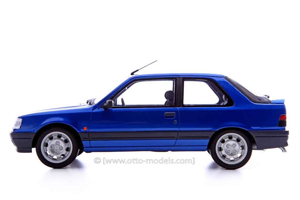 Peugeot 309 GTI 16 1/18 Ottomobile GTI 16 16s blauw miami proodotype modelauto