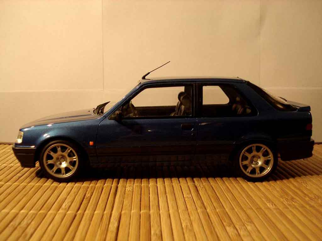 Peugeot 309 GTI 16 S blauw jantes pts 1/18 Ottomobile