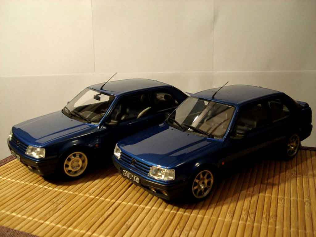 Peugeot 309 GTI 16 S blauw jantes pts 1/18 Ottomobile