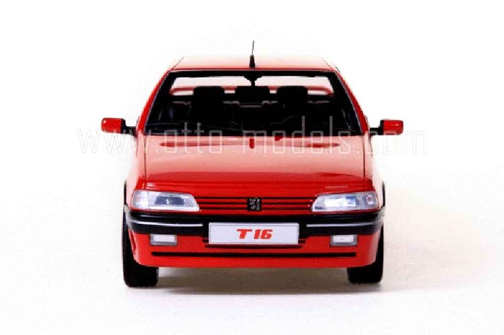Peugeot 405 Turbo 16 1994 rood 1/18 Ottomobile