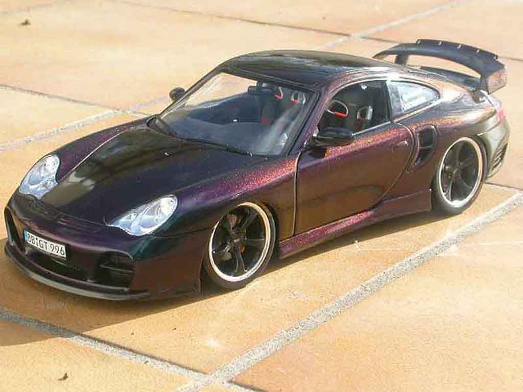 Porsche 996 Turbo 1/18 Hotworks Turbo techart cameleon modelauto