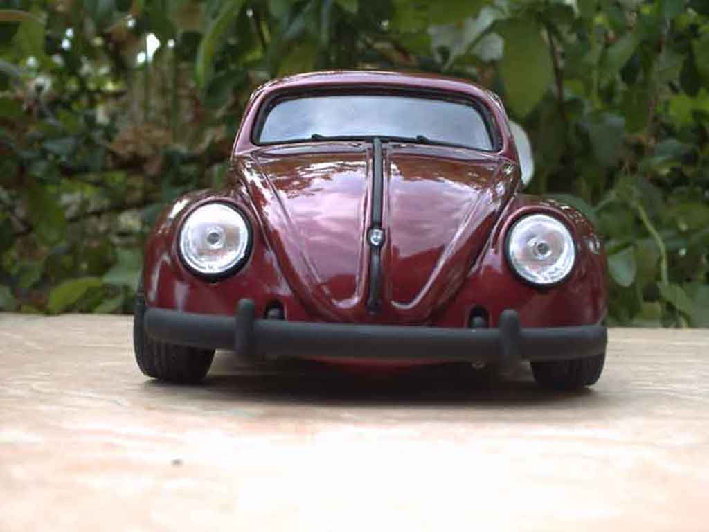 Volkswagen Kafer 1/18 Burago cox jantes fuchs modelauto