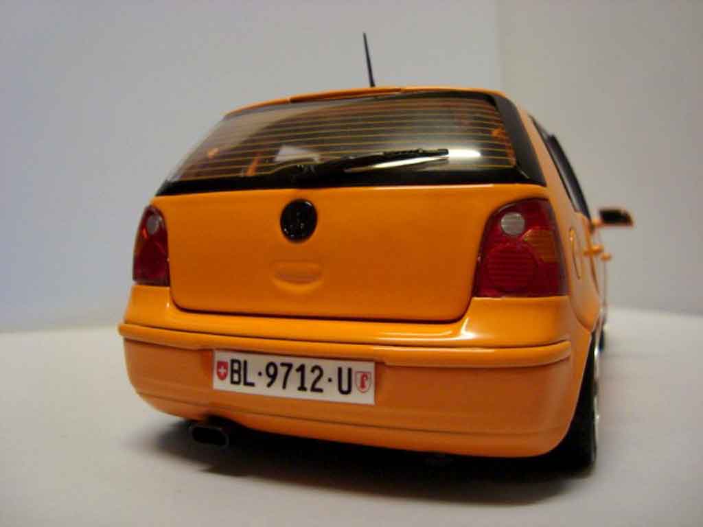 Volkswagen Polo Base 9n oranje jantes 13 pouces 1/18 Anson