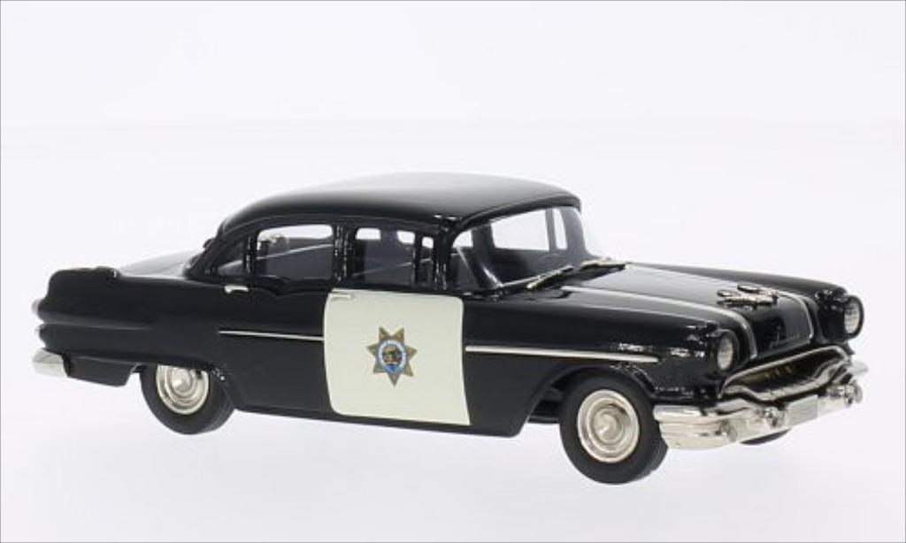 Pontiac Chieftain 1/43 Brooklin C.H.P. zwart 1956 modelauto