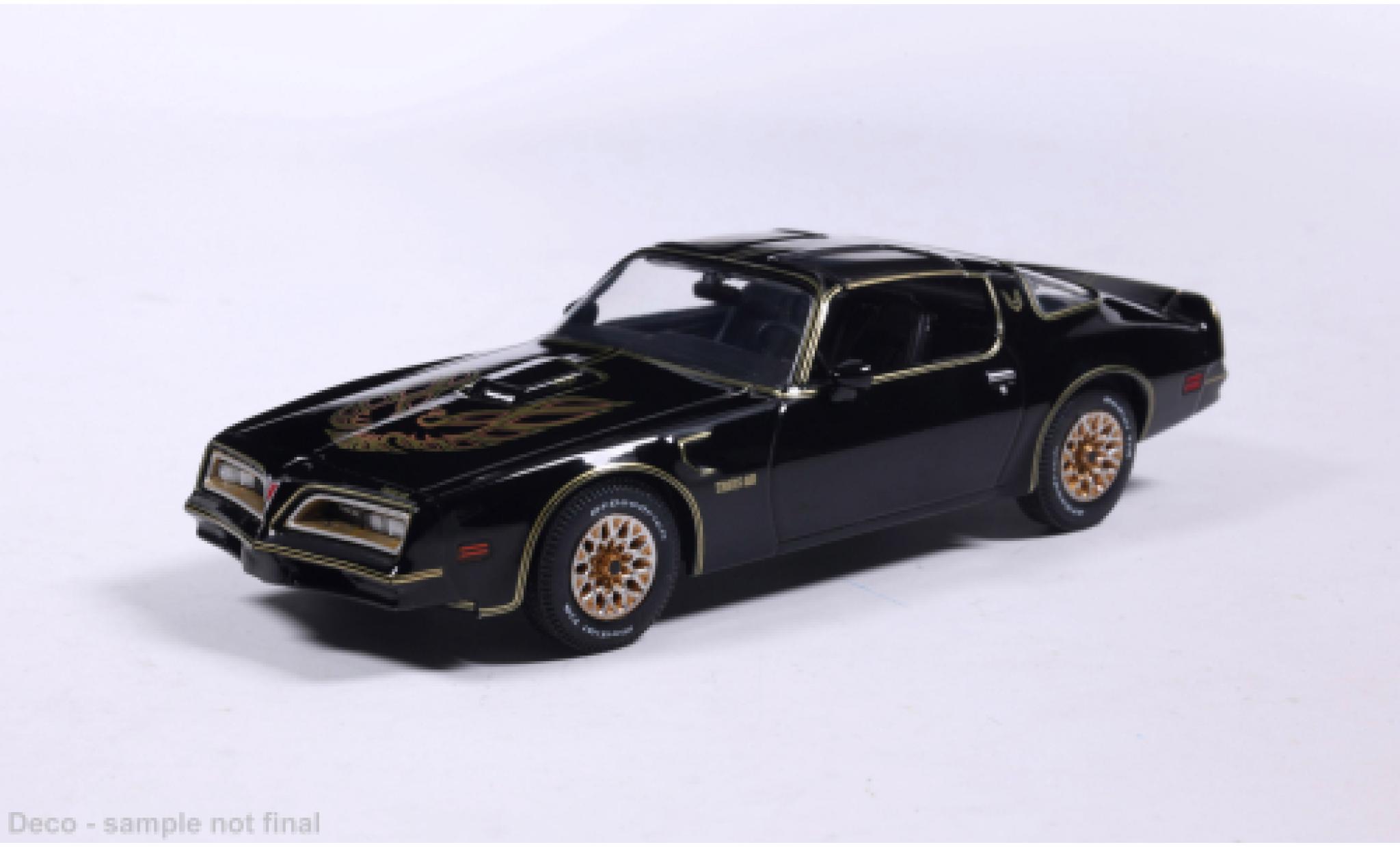 Pontiac Firebird 1/43 IXO Trans Am zwart 1977 1:43 modelauto