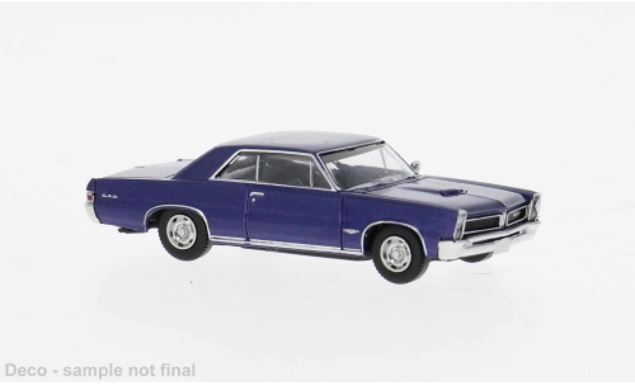 Pontiac GTO 1/87 Brekina Coupe paars 1965 1:87 modelauto