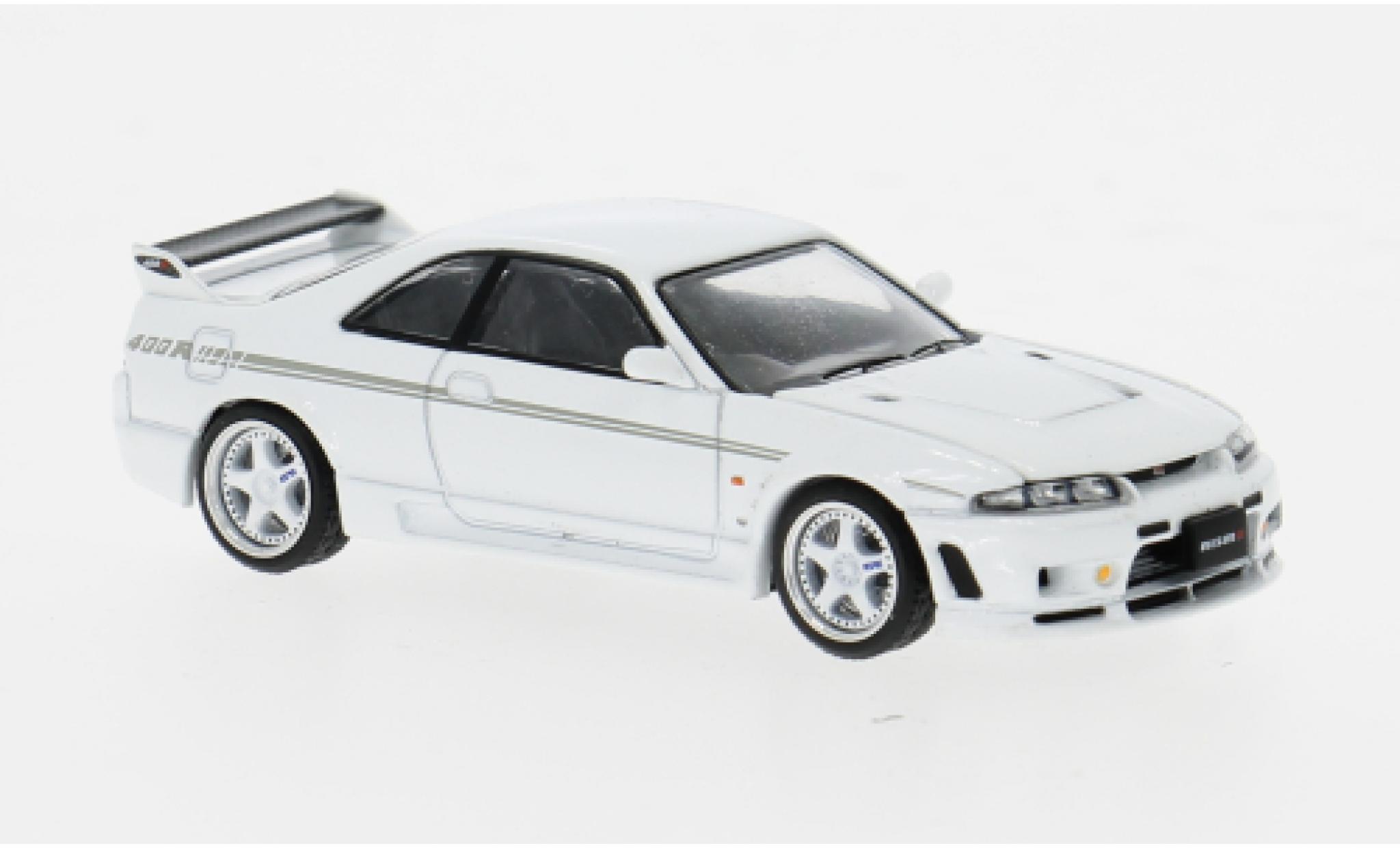 Nissan Skyline 1/64 Pop Race GT-R Nismo 400R wit 1:64 modelauto
