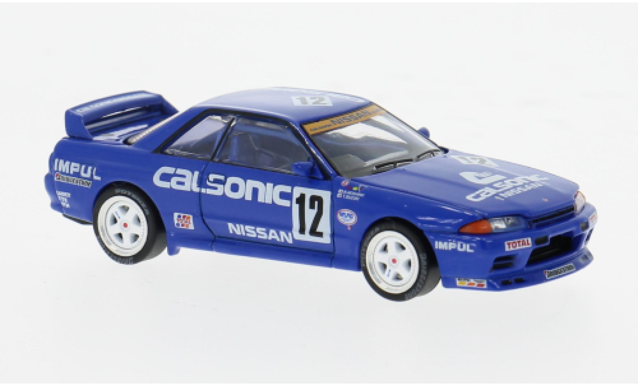 Nissan Skyline 1/64 Pop Race GT-R (R32) JTC 1990 Calsonic #12 1:64 modelauto