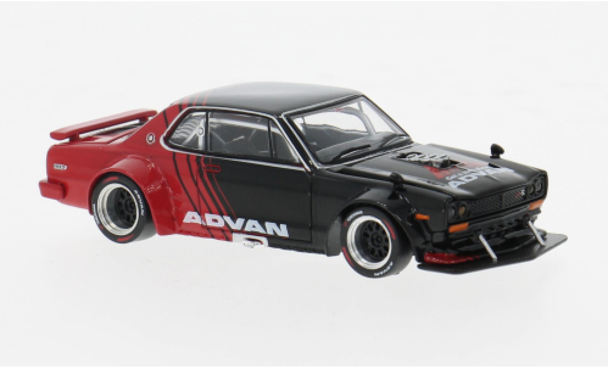 Nissan Skyline 1/64 Pop Race GT-R V8 Drift (Hakosuka) Advan Livery 1:64 modelauto