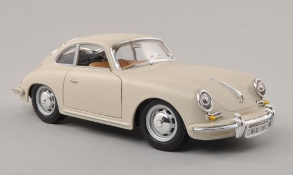 Porsche 356 B 1/24 Burago B matt-beige 1961 modelauto