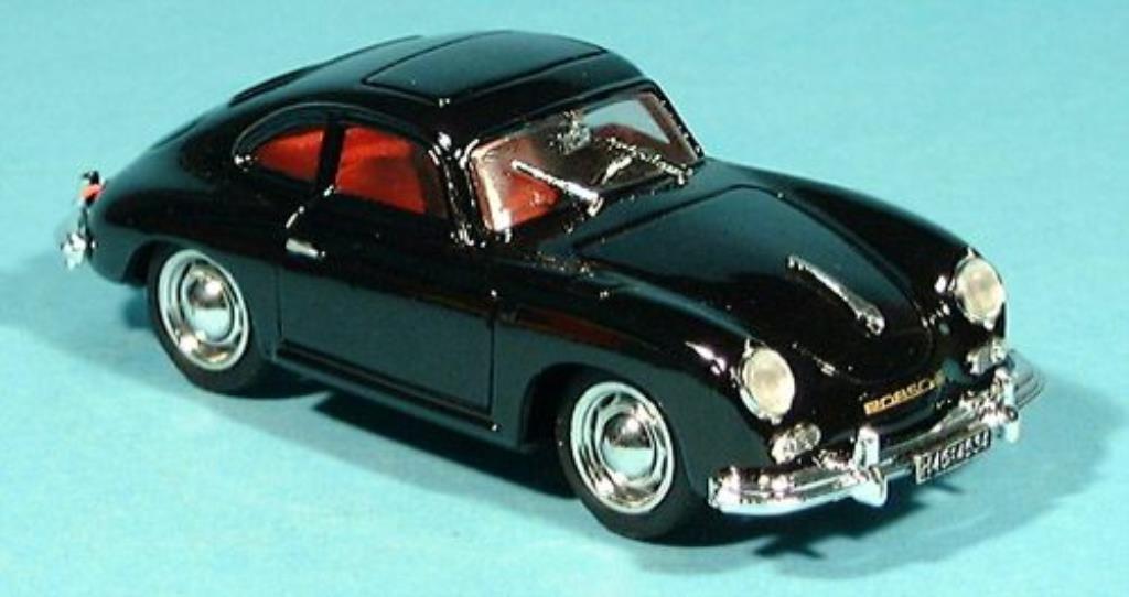 Porsche 356 1/43 Brumm Coupe zwart 1952 modelauto