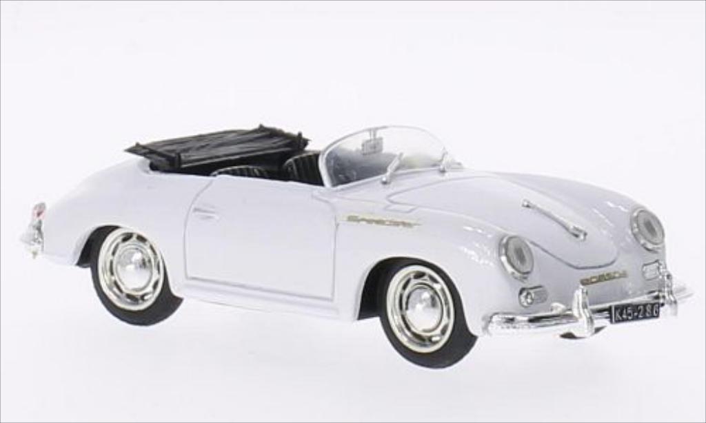 Porsche 356 1/43 Brumm Speedster wit 1950 modelauto