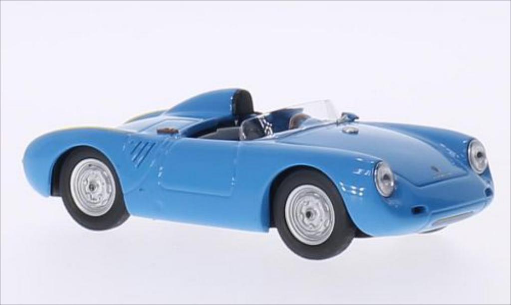Porsche 550 1/43 Best blauw 1957 modelauto